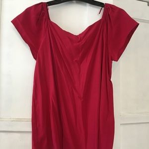 Pink Off the Shoulder Shirt